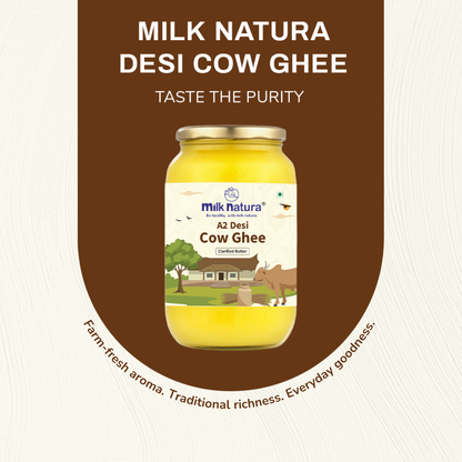 Milk Natura A2 Desi Cow Ghee