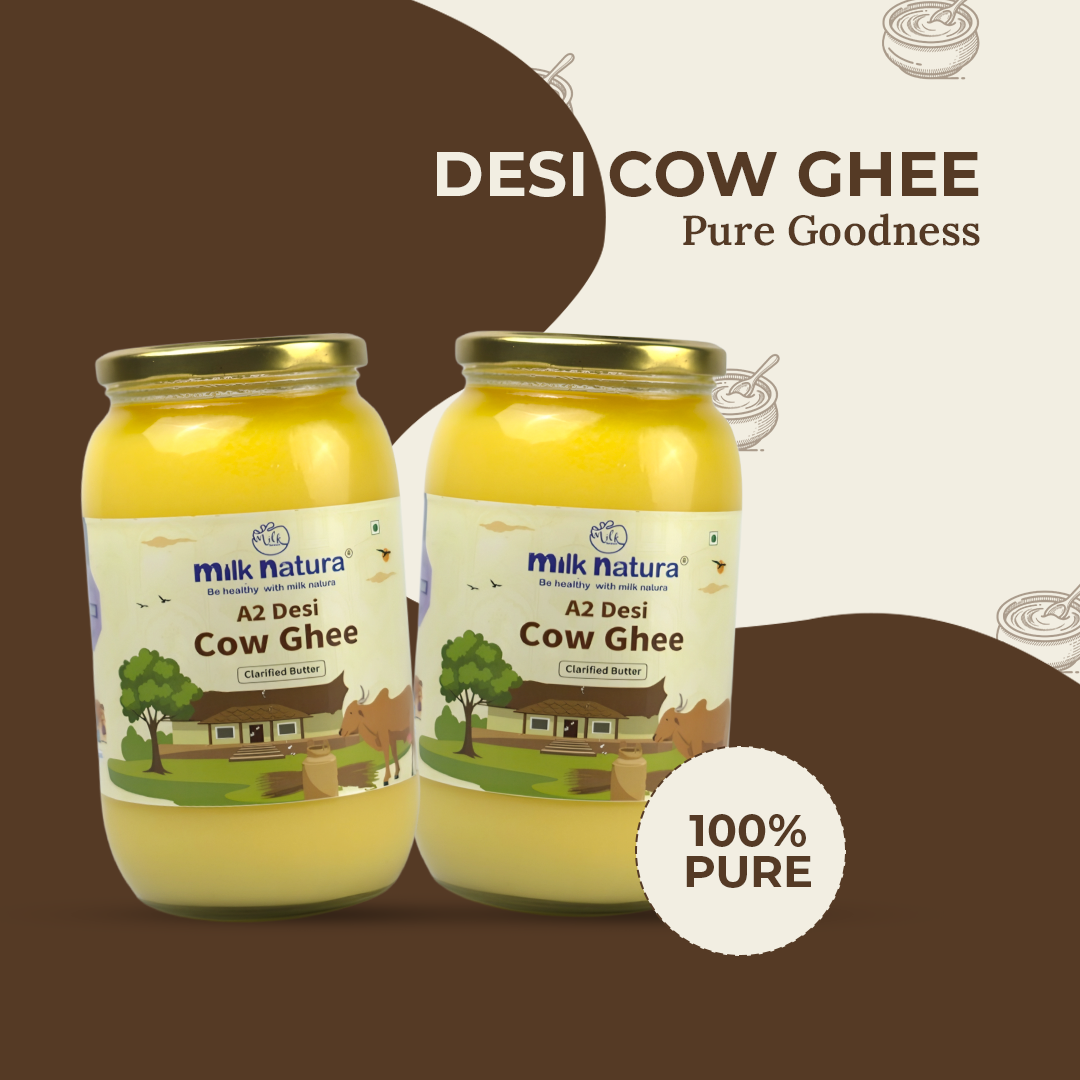 Milk Natura A2 Desi Cow Ghee