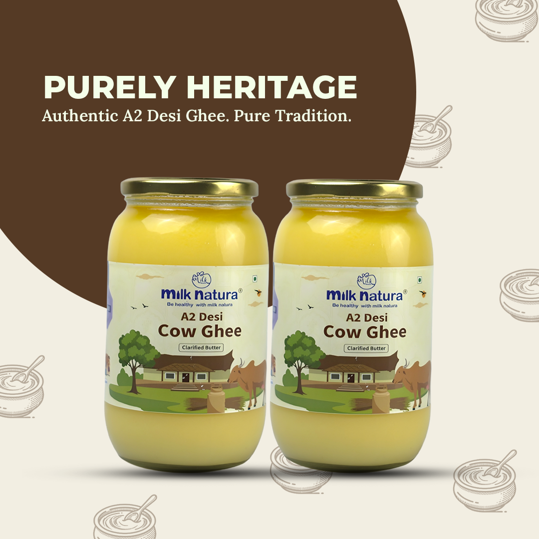 Milk Natura A2 Desi Cow Ghee